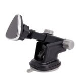 Wholesale Premium Magnetic Tri Design Long Windshield and Dashboard Car Mount Holder for Phone M015 (Black)